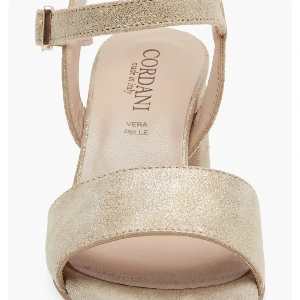 Cordani NEW Size 38 Irisse Block Heel Sandal (Women) $265